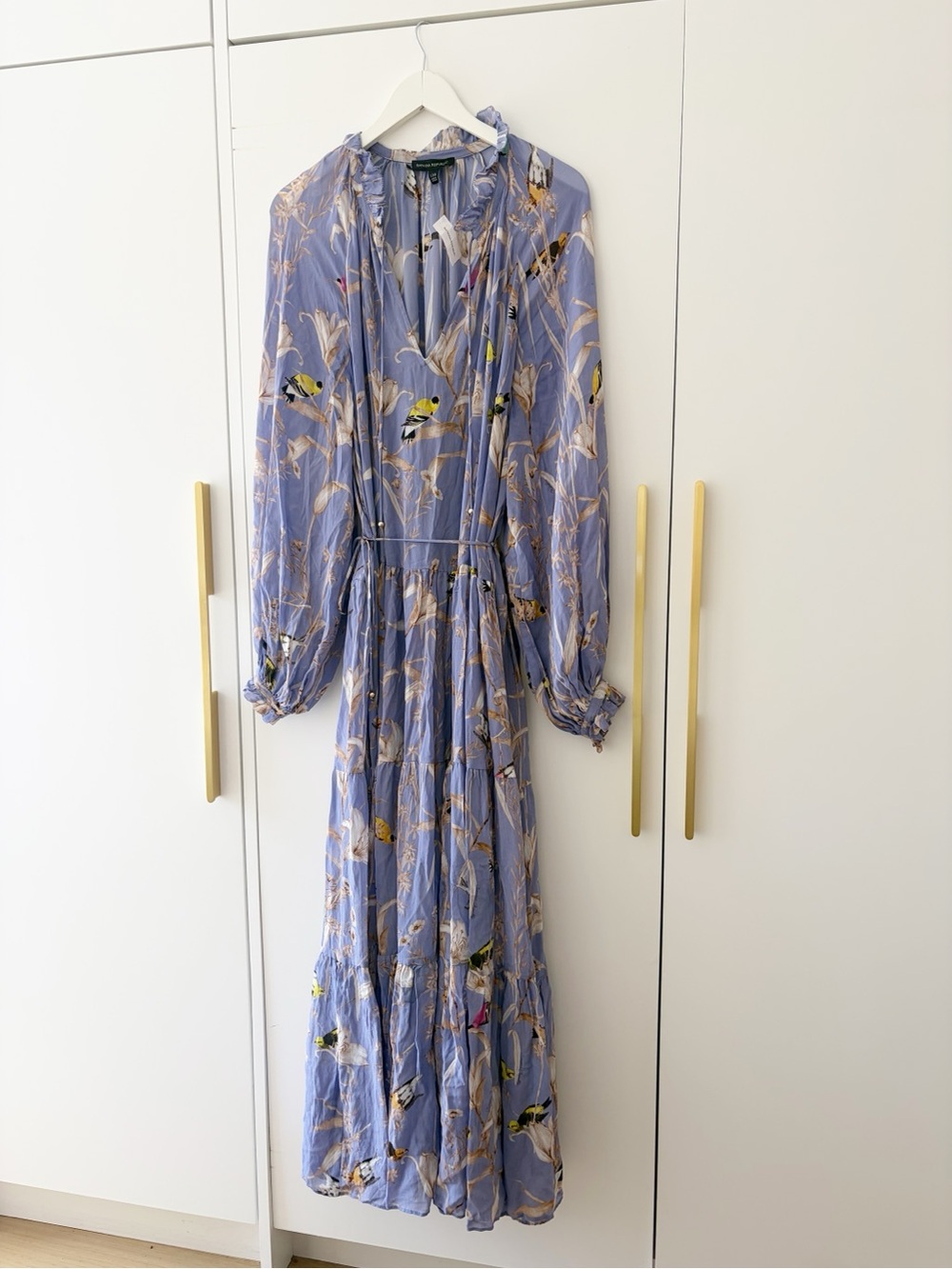 BNWT Lavender Floral Tiered Maxi Dress - Women - Picture 7 of 9